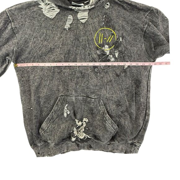 Twenty One Pilots Trench Hoodie Colortone Destroyed Medium Band Tour Music - Picture 12 of 14